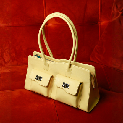 The Has - Pauline 32' in Nappa Butter Yellow