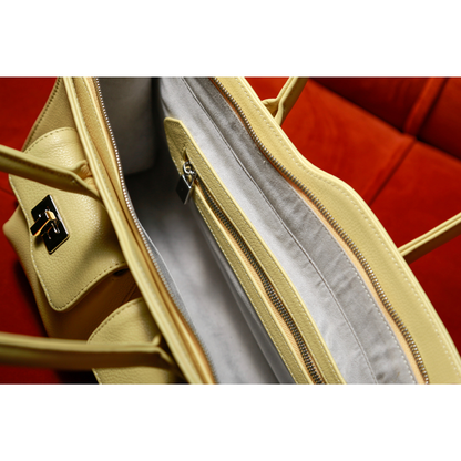 The Has - Pauline 32' in Nappa Butter Yellow