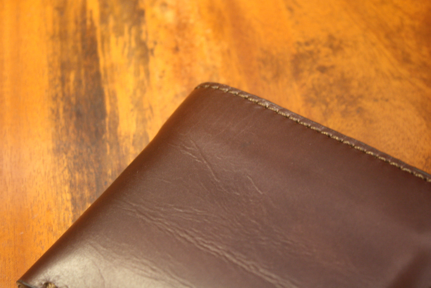 The Has - Flat Mile (Slim Single-fold Wallet) in Brown