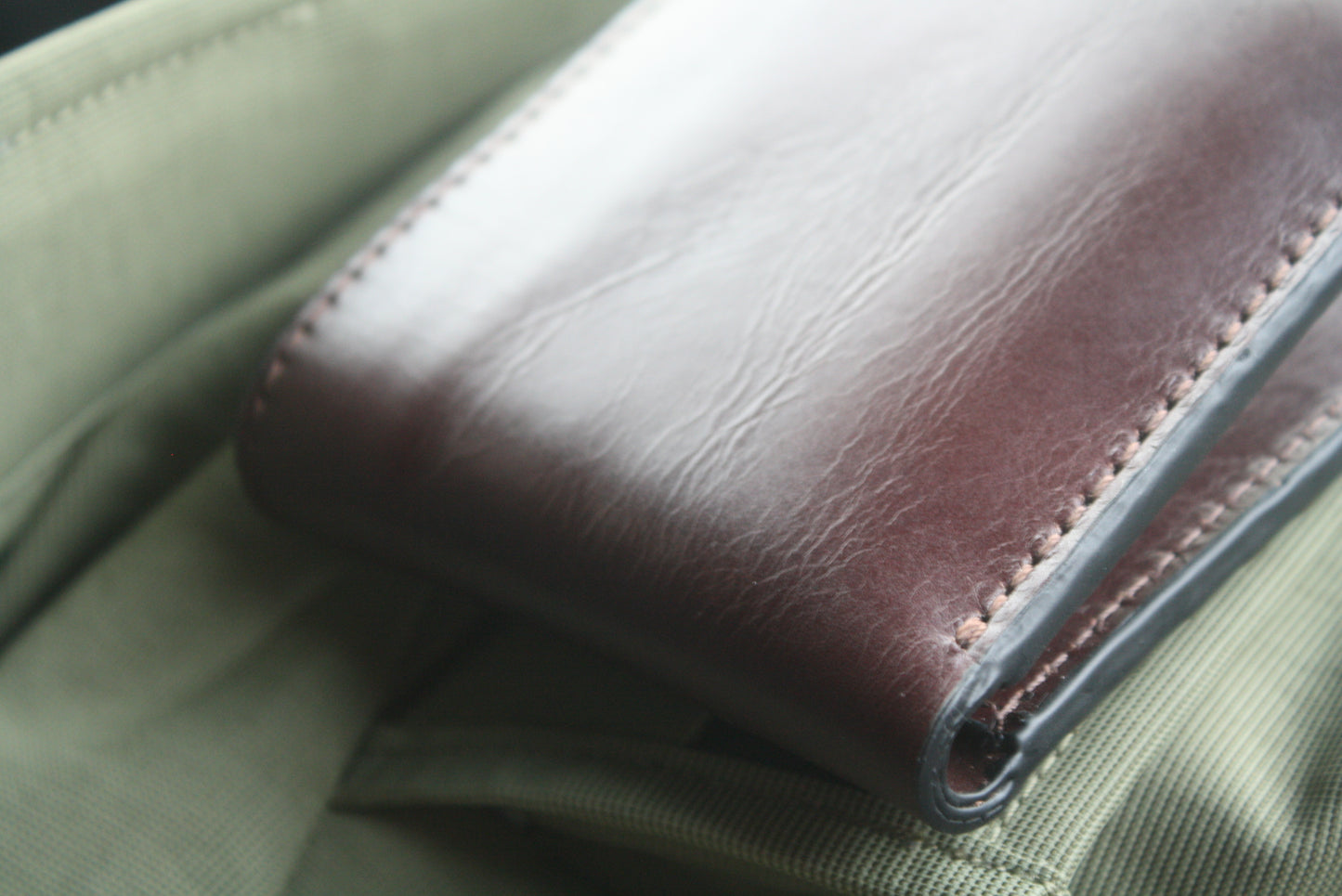 The Has - Flat Mile (Slim Single-fold Wallet) in Brown