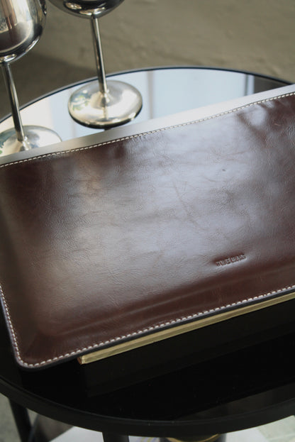 The Has - Flat-Mile Laptop Sleeve Case Genuine Leather | 100% Genuine Leather