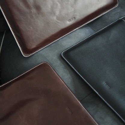 The Has - Flat-Mile Laptop Sleeve Case Genuine Leather | 100% Genuine Leather